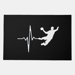 Handball - Handball Player Heartbeat Doormat