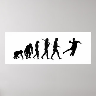 Handball Huge Poster - handball evolution of sport