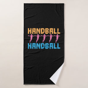 Handball is my hobby bath towel