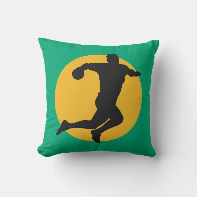 Handball lovers, handball throw pillow (Front)