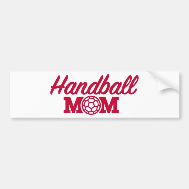 Handball mom bumper sticker (Front)