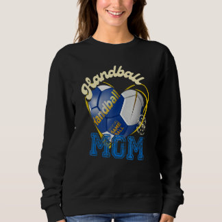 Handball Mom Womens Cheer Handball Mom Mother's Da Sweatshirt