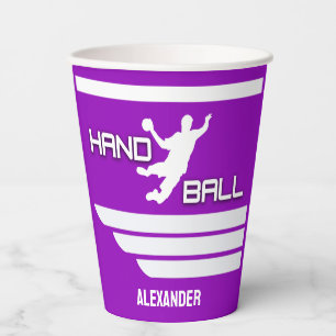 Handball Player, Baseball Birthday Gift Paper Cups