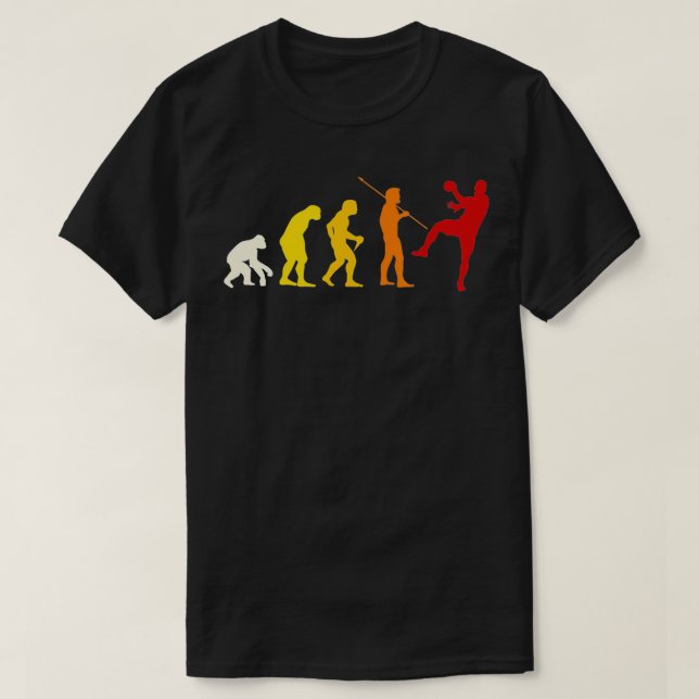Handball Player Evolution Great Gift Handball Men  T-Shirt (Design Front)