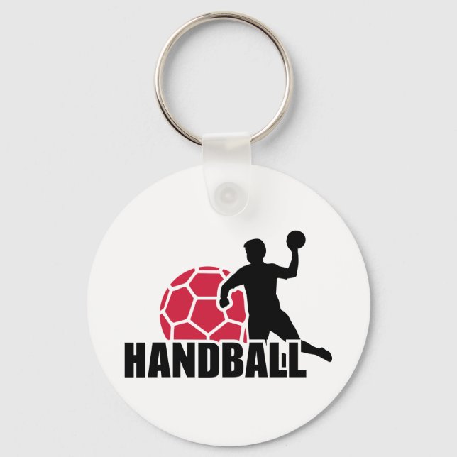 Handball player keychain (Front)