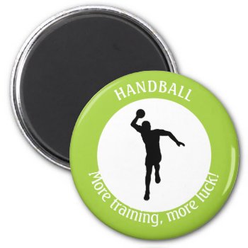 Handball Player Magnet by ARTBRASIL at Zazzle