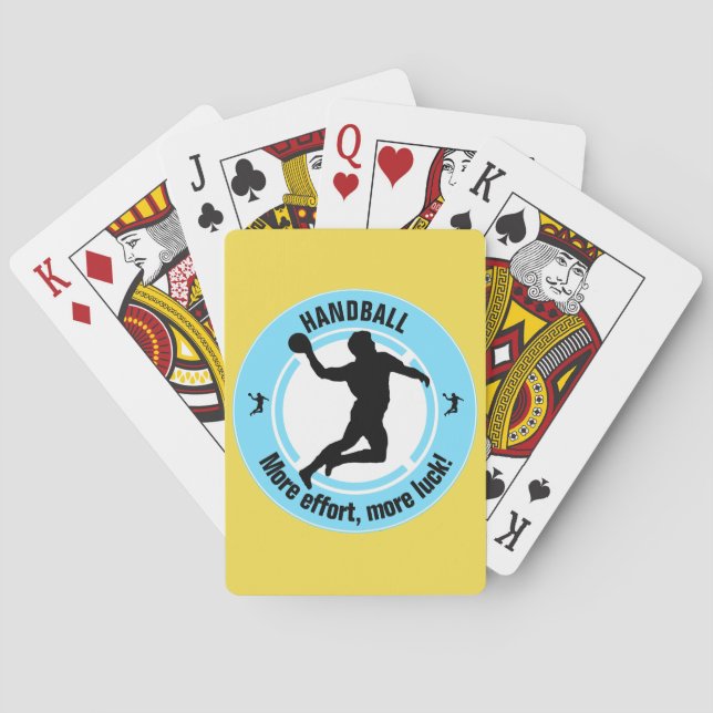 HANDBALL PLAYER POKER CARDS (Back)