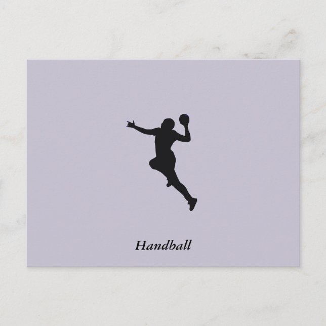 Handball Player Postcard (Front)