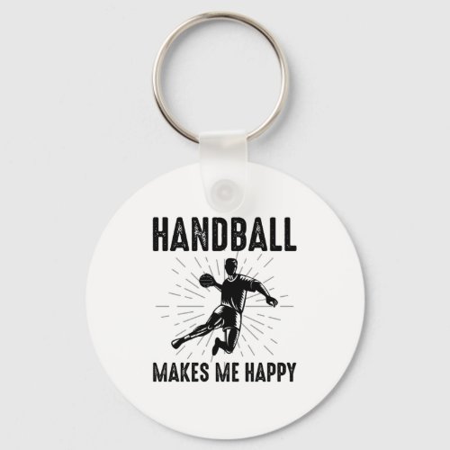 Handball Player Sport Team Handballer Funny Saying Keychain