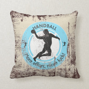 HANDBALL PLAYER THROW PILLOW