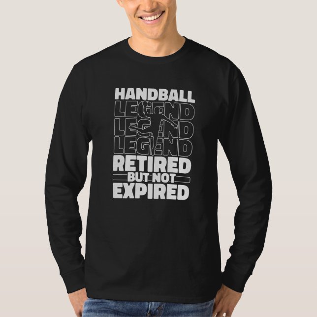 Handball Retiree  Sport Handball T-Shirt (Front)