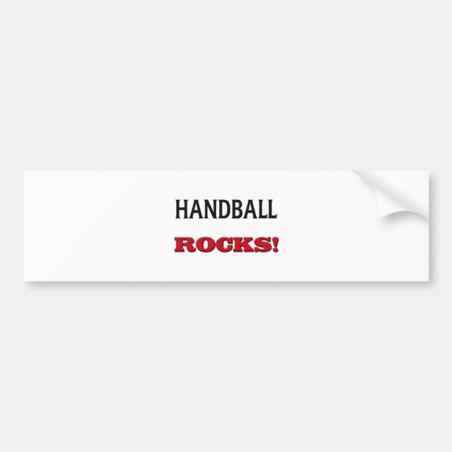 Handball Rocks Bumper Sticker (Front)