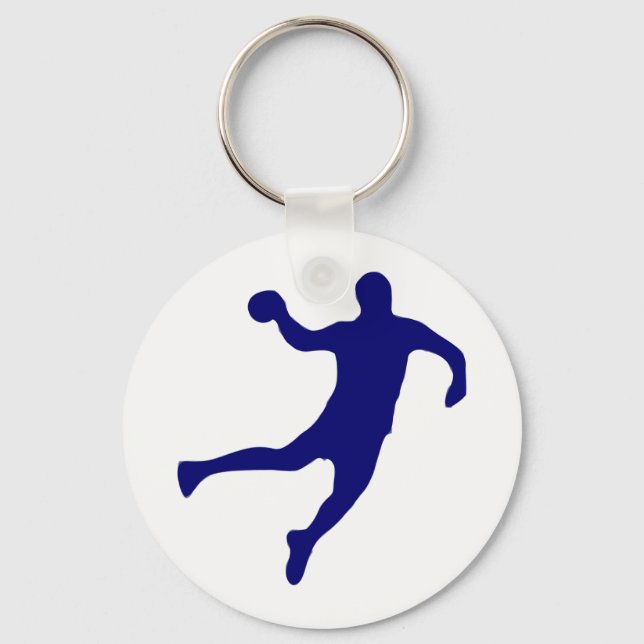 handball Silhouette Keychain (Front)
