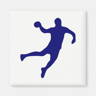 Handball Silhouette Magnet