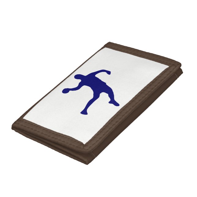 Handball Silhouette Tri-fold Wallet (Bottom)