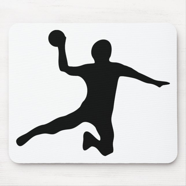 handball spieler dodgeball mouse pad (Front)