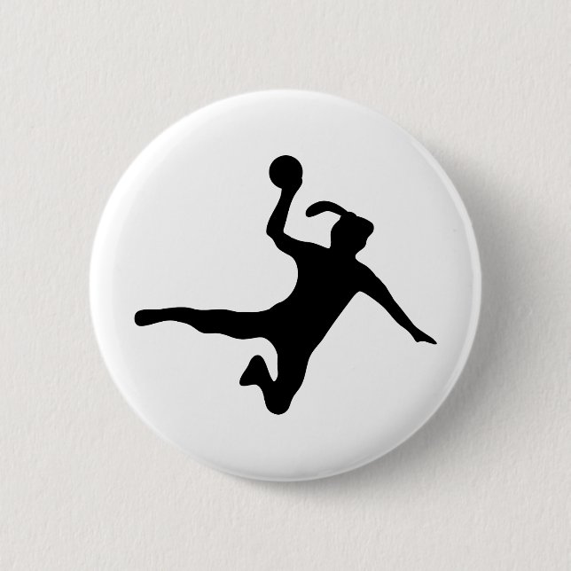 handball spielerin frauenhandball button (Front)