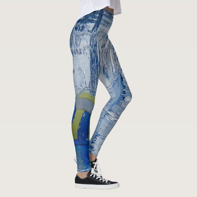 Handball Splash Moment Photography Leggings (Right)