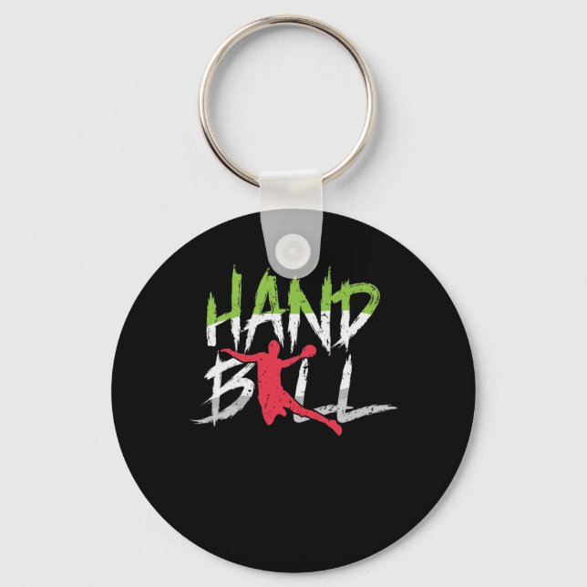 Handball Sprungwurf Keychain (Front)