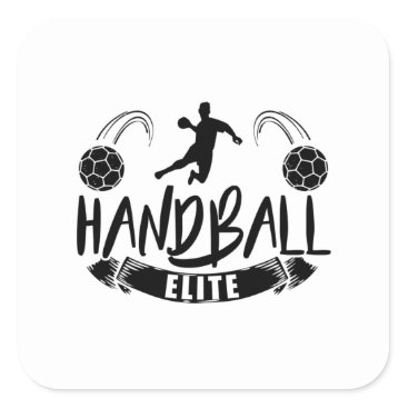 Handball Team | Handball players Sport Trainer Square Sticker