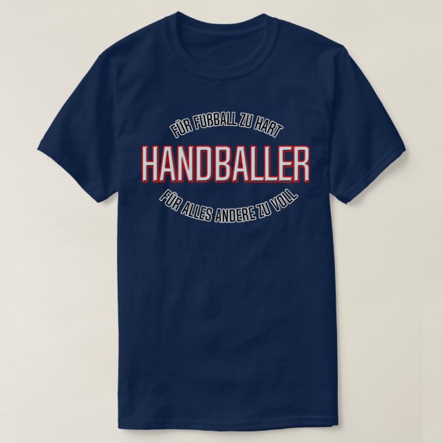 Handball Team Team T-Shirt (Design Front)