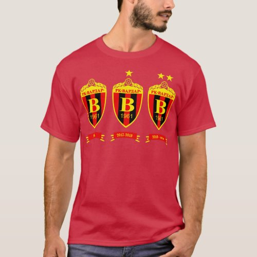 Handball team Vardar emblems T_Shirt