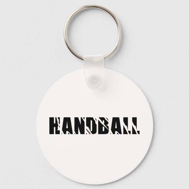 handball text keychain (Front)