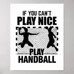 Handballer | Handball Player Trainer Gifts Poster