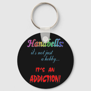 Handbell Addiction Keychain