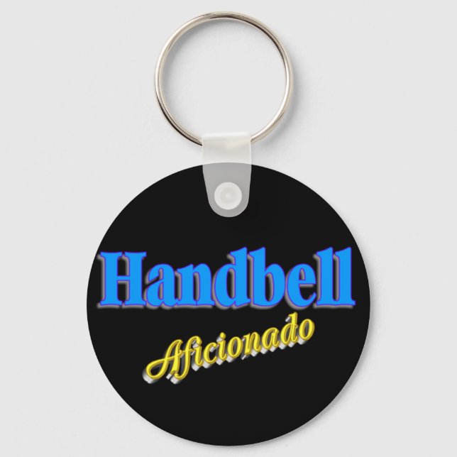 Handbell Aficionado Keychain (Front)