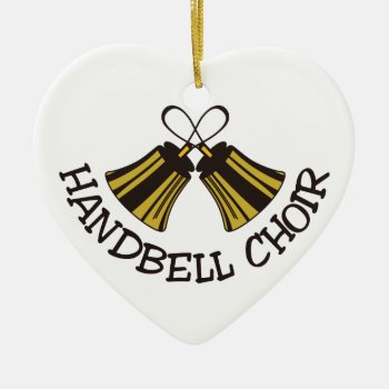 Handbell Choir Ceramic Ornament by Grandslam_Designs at Zazzle