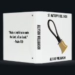Handbell Choir Ringers Players Personalized 3 Ring Binder<br><div class="desc">Create a personalized gift for bell choir members or leaders. This binder features an illustration of a handbell with plenty of room to add your own custom text on the front,  spine and back cover.</div>