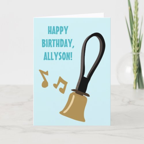 Handbell Choir Ringers Players Personalized Card