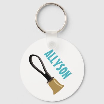 Handbell Choir Ringers Players Personalized Keychain by AwkwardDesignCo at Zazzle