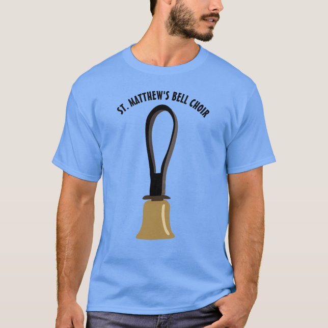 Handbell Choir Ringers Players Personalized T-Shirt (Front)