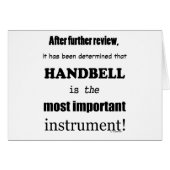Handbell Most Important Instrument (Front Horizontal)