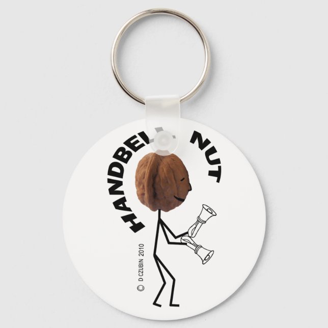 Handbell Nut Keychain (Front)