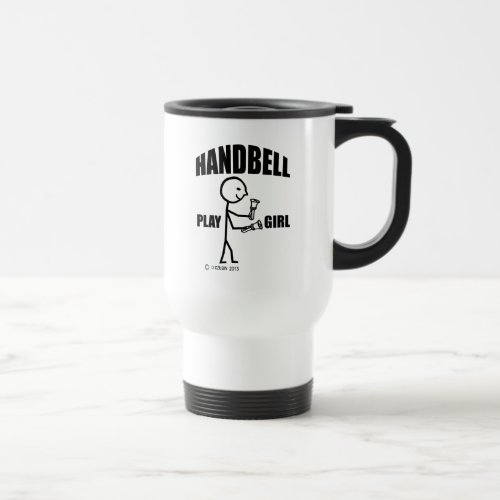 Handbell Play Girl Travel Mug