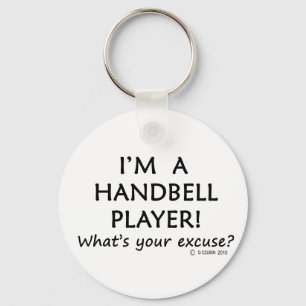 Handbell Player Excuse Keychain