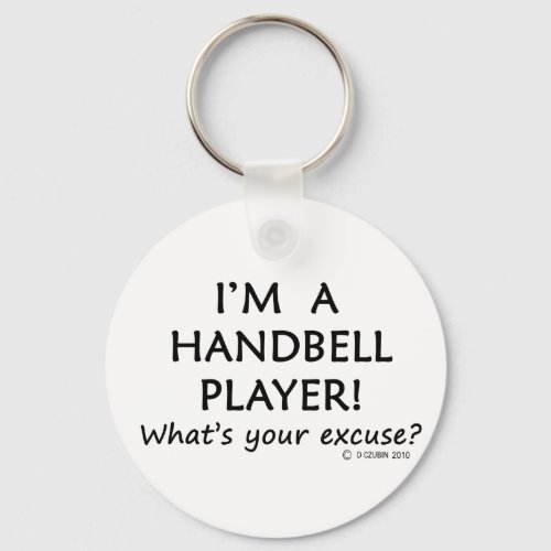 Handbell Player Excuse Keychain