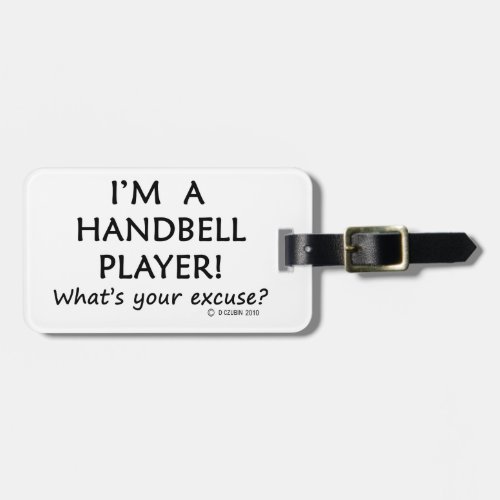 Handbell Player Excuse Luggage Tag