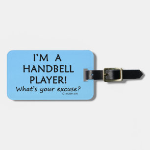 Handbell Player Excuse Luggage Tag