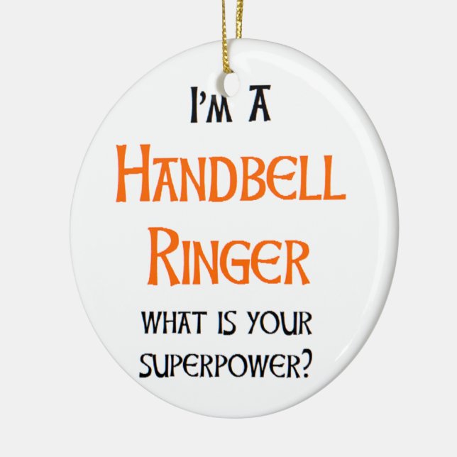 handbell christmas ornament