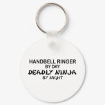 Handbell Ringer Deadly Ninja by Night Keychain