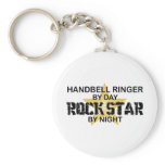 Handbell RInger Rock Star by Night Keychain