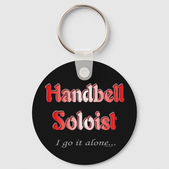 Handbell Soloist Keychain (Front)