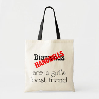 handbells are a girl's best friend tote