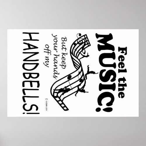 Handbells Feel The Music Poster