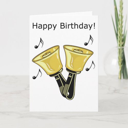 Handbells _ Happy Birthday Card
