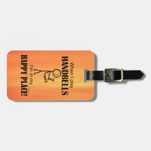 Handbells Happy Place Luggage Tag